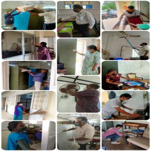 Swachhta Pakhwada 2021, Day 5 (Sep 20, 2021) – Employees of different departments were engaged in shramdaan cleaning activities inside offices & work places. Civil Eng Dept collected and cleared approx. 1500kgs of garbage from the port area