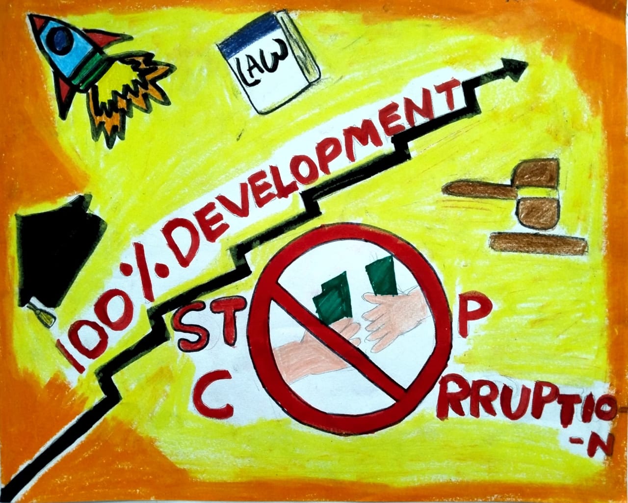 Corruption free India for a Developed Nation Drawing  Vigilance Awareness  Week 2022 Drawing  YouTube