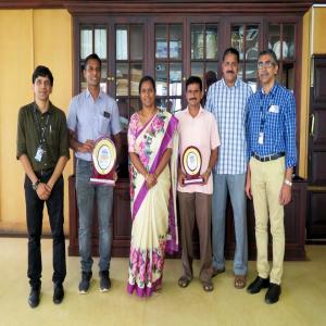 Dr. M. Beena IAS, Chairperson, Cochin Port Trust felicitated the medal winners of All India Major Port Athletic Championships held at Paradip from 16-19 Jan 2020