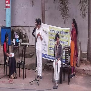 #VigilanceAwarenessWeek 2022. Street Play on anti-corruption initiatives was organised by Cochin Port Authority at Ernakulam South Railway Station and Vytilla Mobility Hub as an outreach programme to the public.