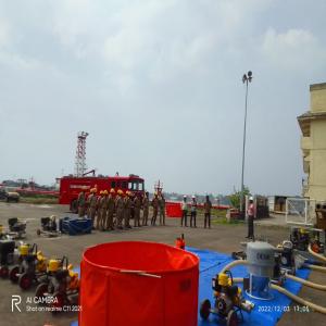 Awareness programme on oil pollution and a pollution control drill was conducted as a part of #WorldPollutionPreventionWeek at Cochin Port
