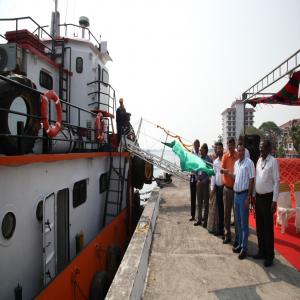 Commissioning of Water Barge Operations at Cochin Port 