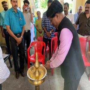 Sri.B.Kasiviswanathan IRSME, Chairperson, CoPA inaugurated Blood Donation Camp at Cochin Port Hospital 